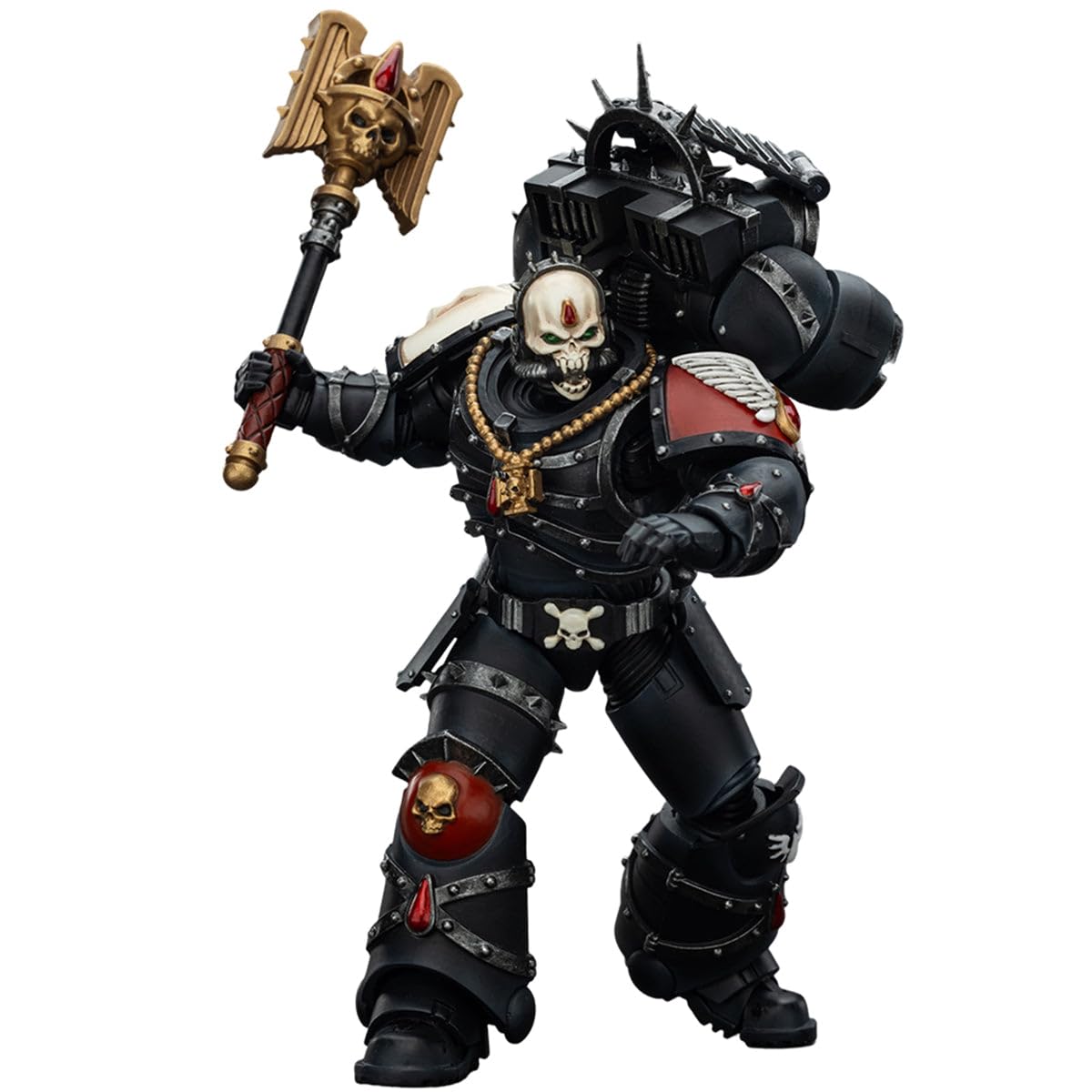 HiPlay JOYTOY Blood Angels Lemartes With Jump Pack Blood Crozius and Absolver Bolt Pistol JT02311 1/18 Scale Action Figure