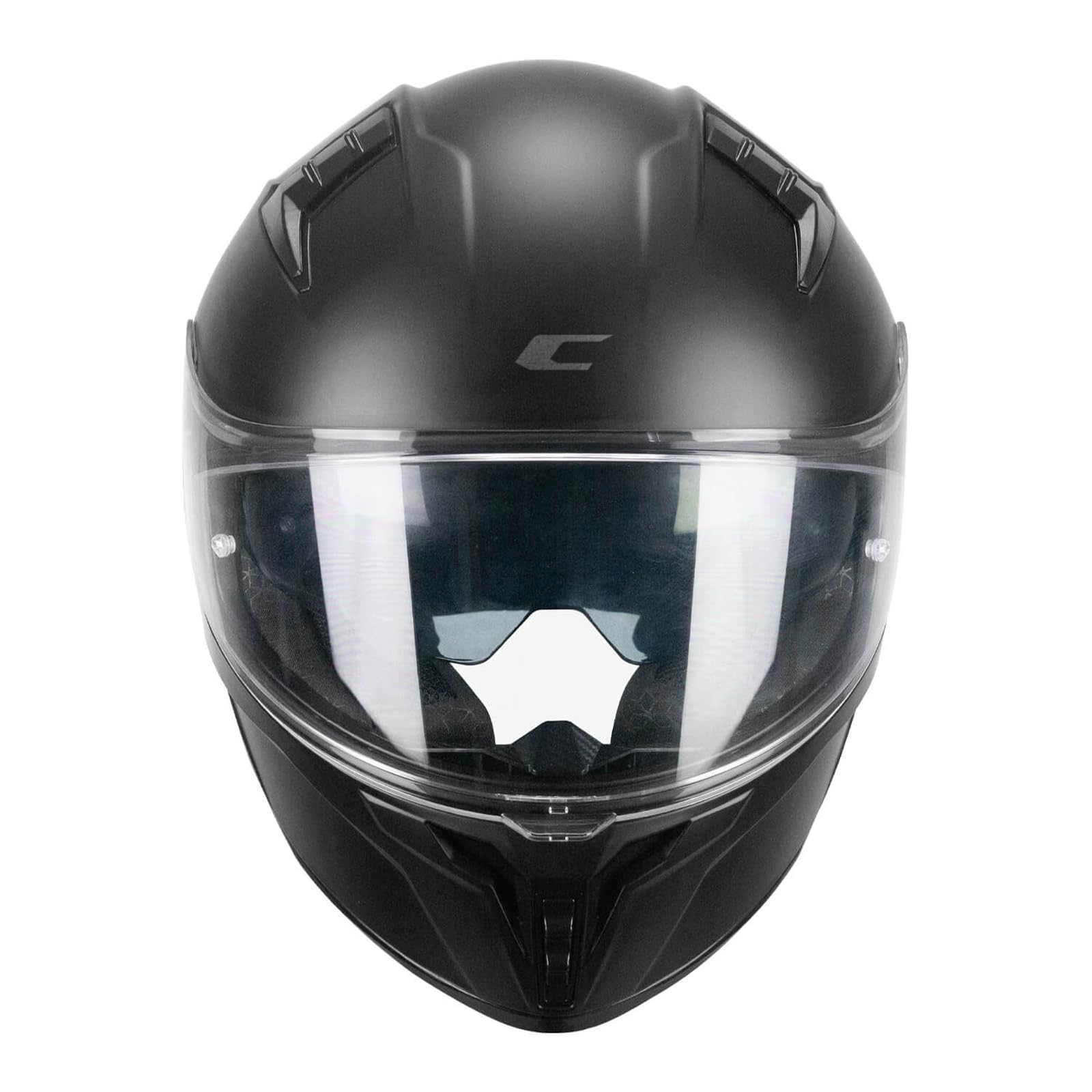 CGM Casco integrale,333A ONYX MONO Nero opaco, M