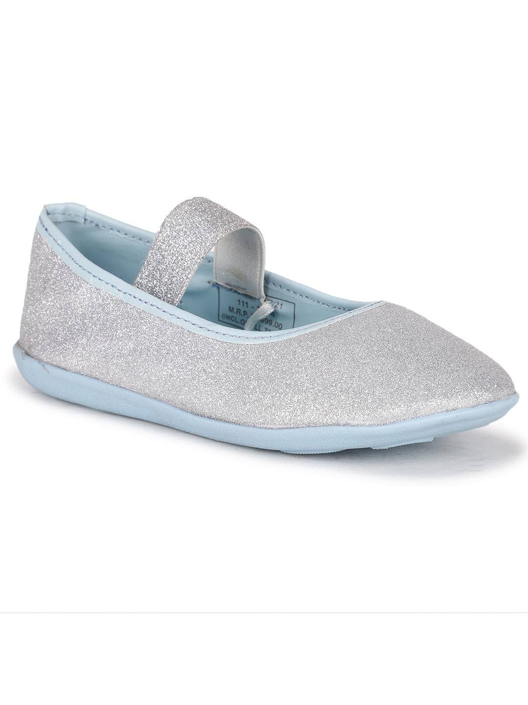 Girls Marina Silver Ballerinas-image-26