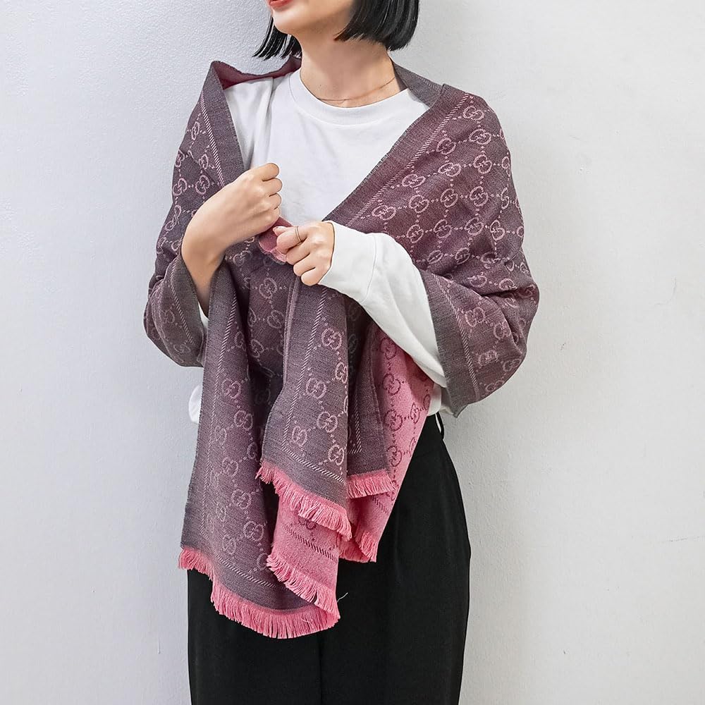 Amazon | [グッチ] 厚手ストール マフラー メンズ レディース GG柄