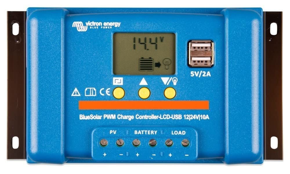 Blue-Solar PWM-LCD&USB PWM Solar Charge Regulator 12 V, 24 V 30 A