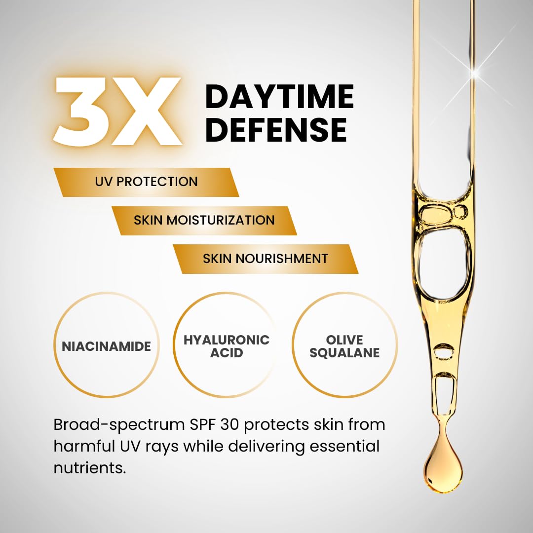 Fiora Advanced Day Cream SPF 30 - Lightweight, hydrating and sun protection - reduces wrinkles, fine lines, dark spots - for all types of types - Non comedogenic - 50g - 50g Fiora Advanced Day Cream SPF 30 - Lightweight, hydrating and sun protection - reduces wrinkles, fine lines, dark spots - for all types of types - Non comedogenic - 50g - 50g