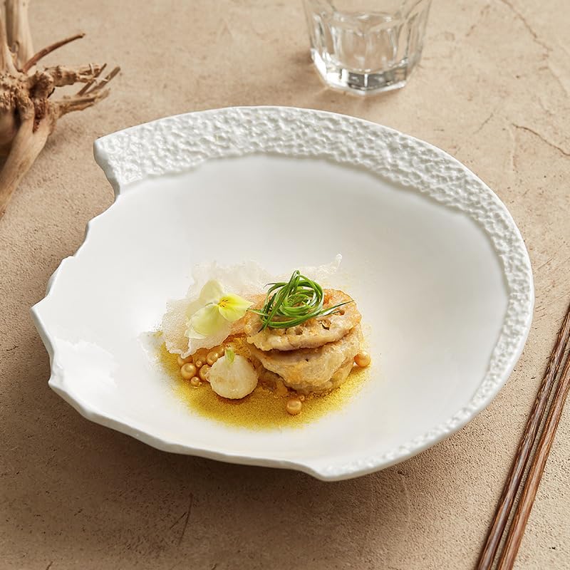 Assiettes Service de Table Bol créatif à motif roche, saladier en céramique, assiette for hôtel et restaurant(S)