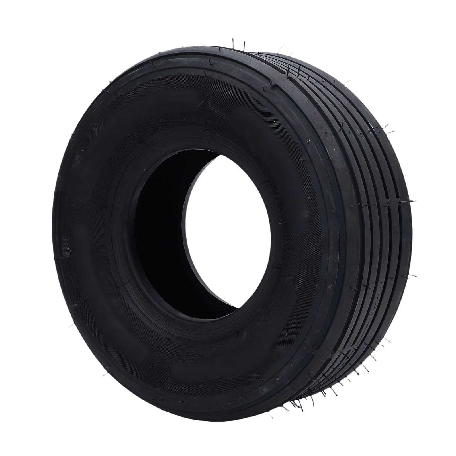 aqxreight 15x6.00 6 Turno de Césped Tiradora de Cortacésped 4PLE Capacidad de Carga de 440 Libras sin Tuberías de Servicio Pesado con Rueda de 6 Pulgadas para el Carro de la