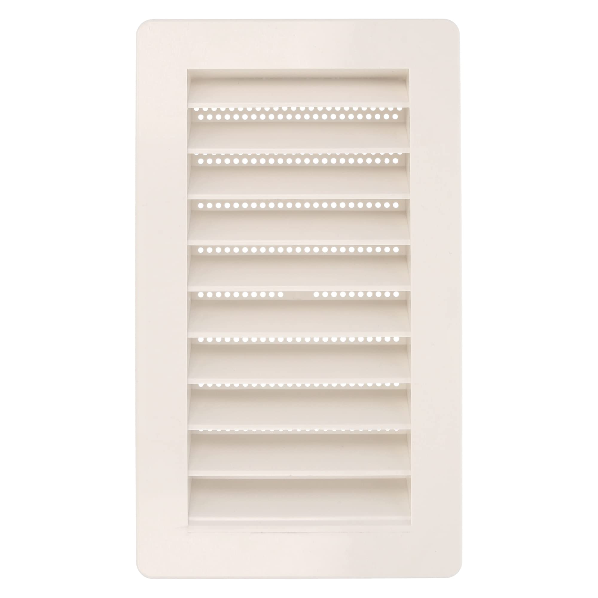 Amig, Rectangular Plastic Grille with Mosquito Net, Ventilation Grills for Air Outlet