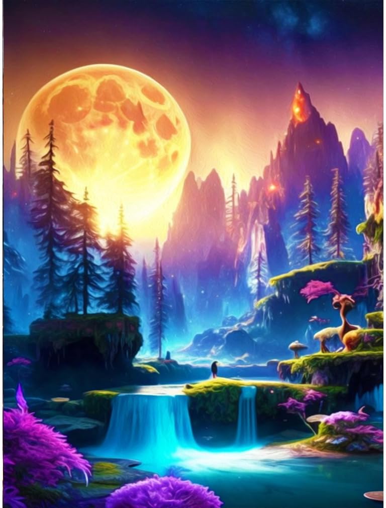 Paint by Number for Adults, Landscape Adults Paint by