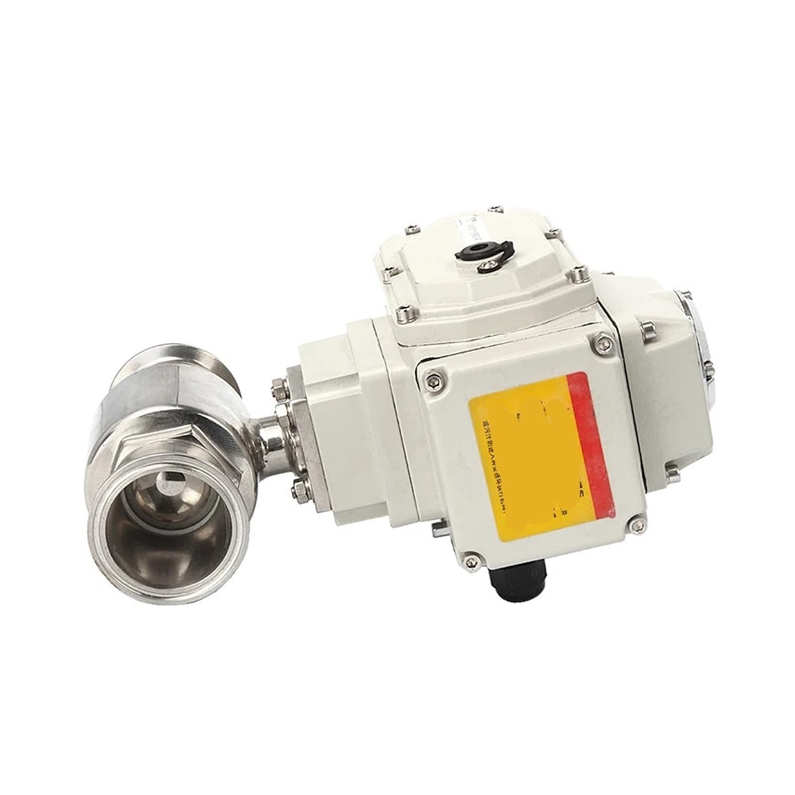 Robinet à bille électrique 63mm inox sanitaire pour tube trois pinces