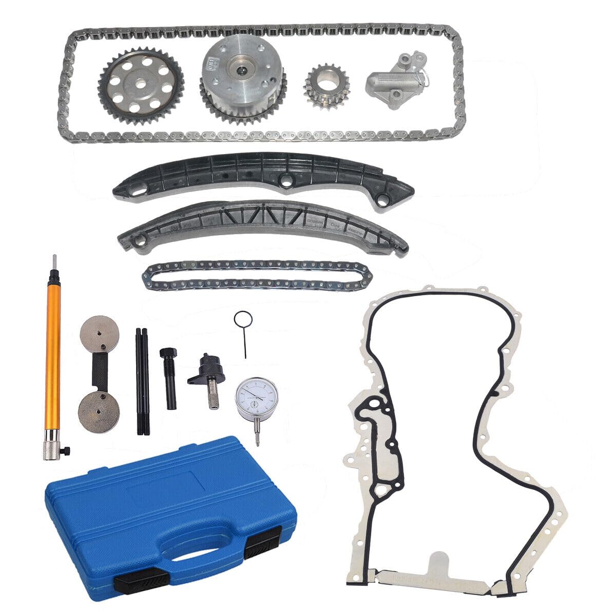 Kit di Catene di Distribuzione Strumento di Regolazione Compatibile con A1 A3 Golf Passat E0s 1.4 TSI CAV CAX CTH 03E109507S 03E109507K