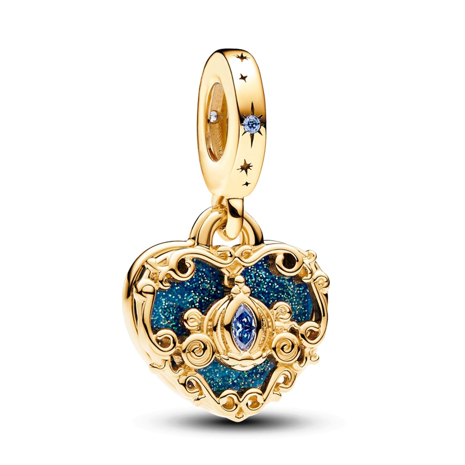 RMMY Charm 925 Sterling Silver Heart Mom Lucky Mouse Movie Pendant Dangle Beads for European Necklaces and Bracelets Valentine's Day Mother's Day Gifts con Gioielli di Zirconia