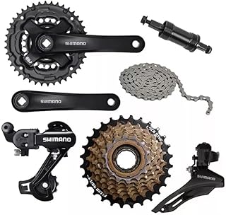 Kit Shimano Tz 21v Câmbios + Pedivela + Catraca + Rapid Fire