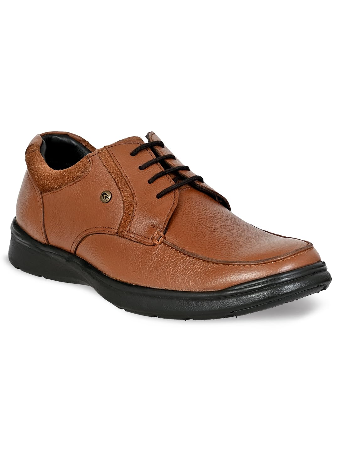 Allen Cooper Tan Shoes Genuine Original Leather Casual/Formal Lace-up Shoes with Ankle Support, Anti Slip Technology, Better Padded and Cotton-Like Memory Foam Cushion Insole(5054-Tan, Size-9) (B0CPBJHXBH) Amazon Price History, Amazon Price Tracker