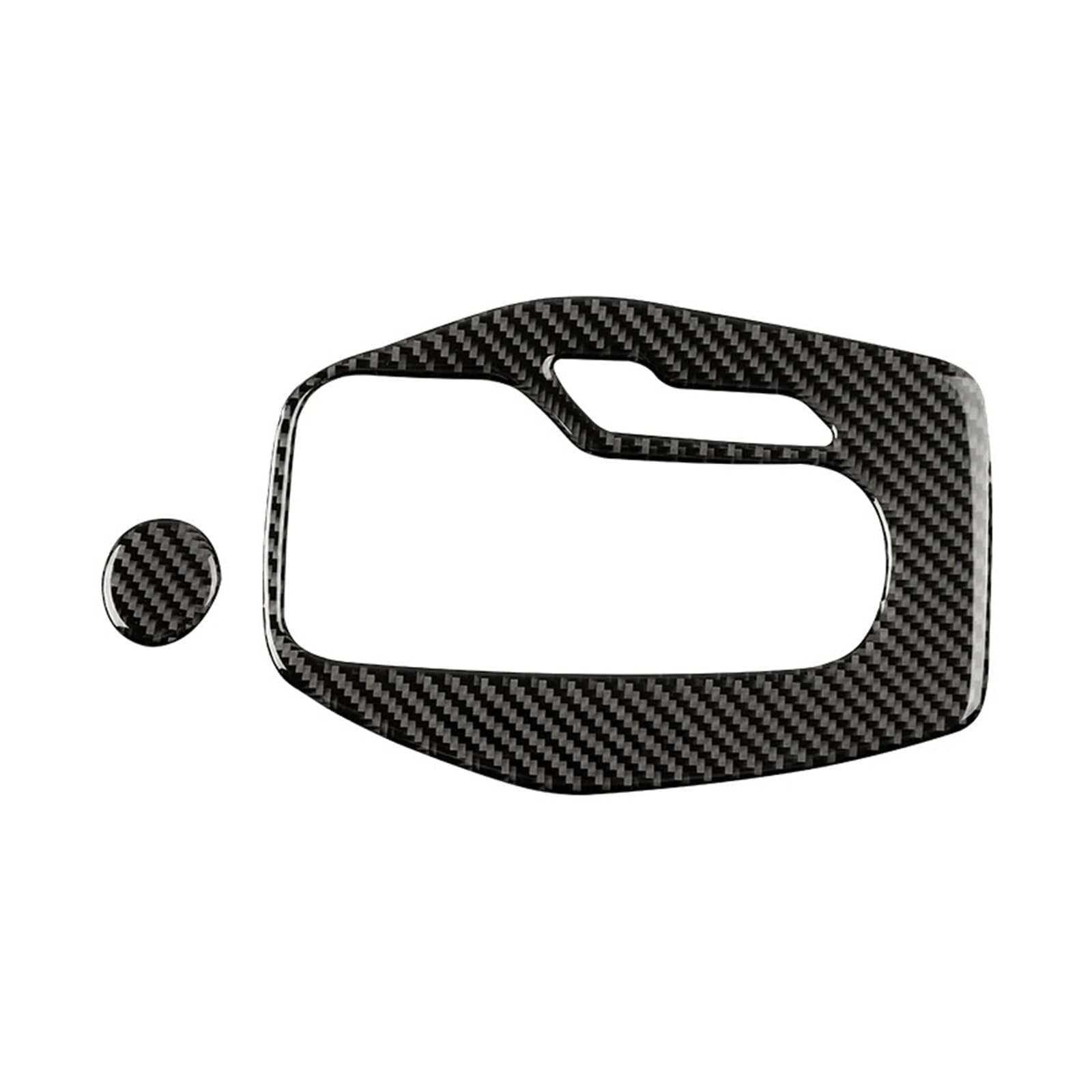 Car Interior Moulding Trim for Chevrolet for Camaro 2017-2022 Interior Car Gear Shift Panel Frame Cover Decorative Stickers Interior Accessories(Black Carbon Fiber)