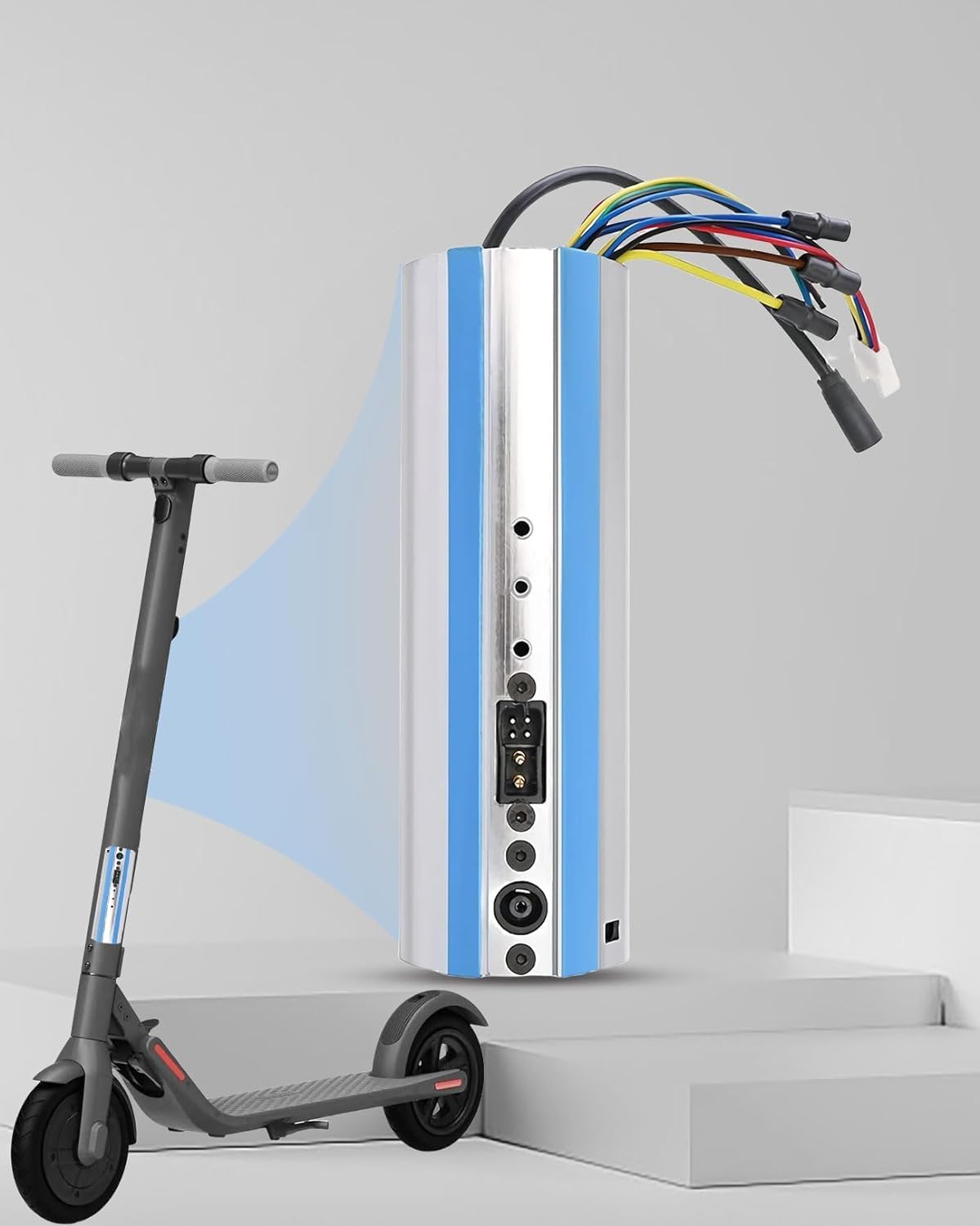 GYL Original Controller & Dashboard Replacement for Seway Ninebot ES1 ES2 ES4 Electric Scooter Circuit Board Contain Waterproof Screen Cover