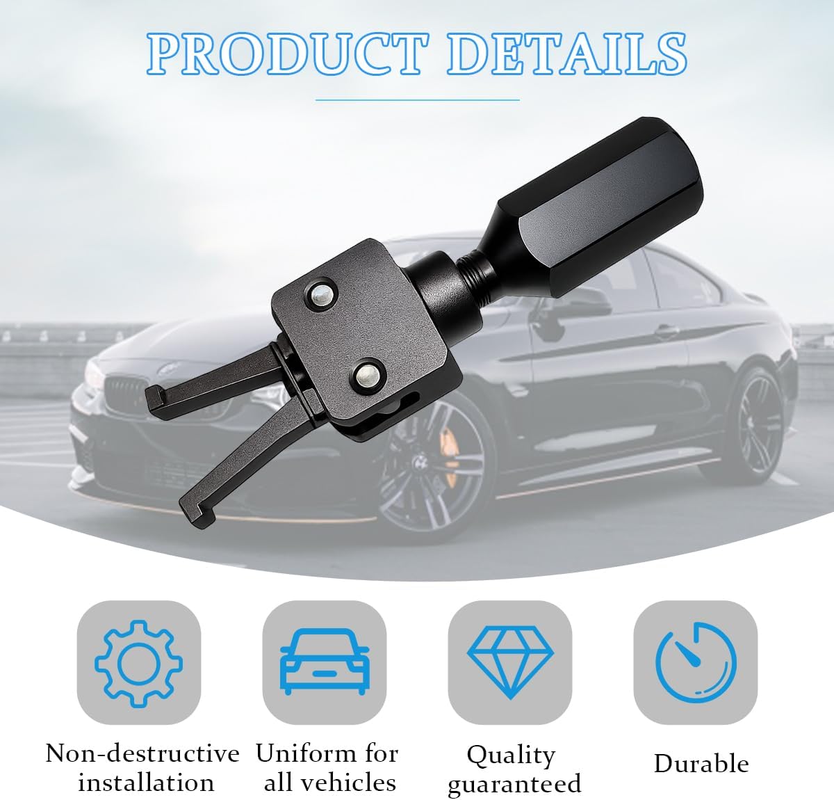 Car Pilot Bearing Puller Attachment, 2-Jaw Puller Pilot Bearing Slide Hammer Removal Tool, Automotive OEM# 27059 Replacement Accessories, Fits 5/8" x 18 3/4" x 16 Thread Rods