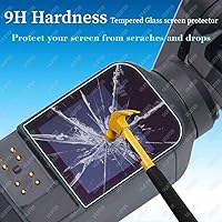 Vista 3 de Protector de pantalla de lente para DJI Osmo Pocket 2 / Pocket 1 [2+2 unidades] Negro Blanco, Osmo Pocket II 0.012 in 9H Dureza Cubierta de vidrio