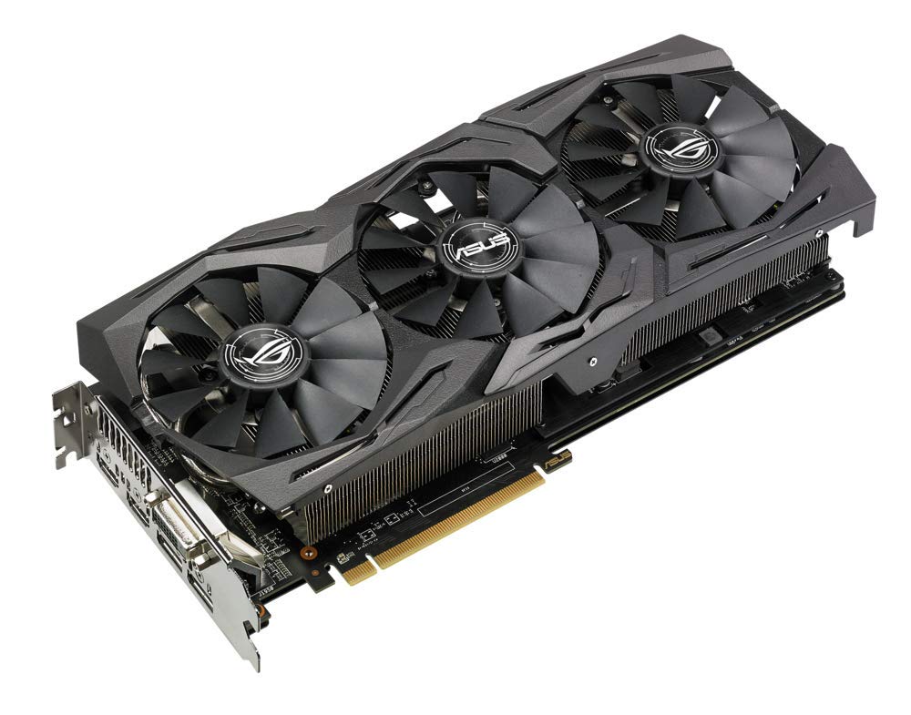 Asus ROG Strix-RX580-O8G-Gaming AMD Radeon Graphics Card, 8GB