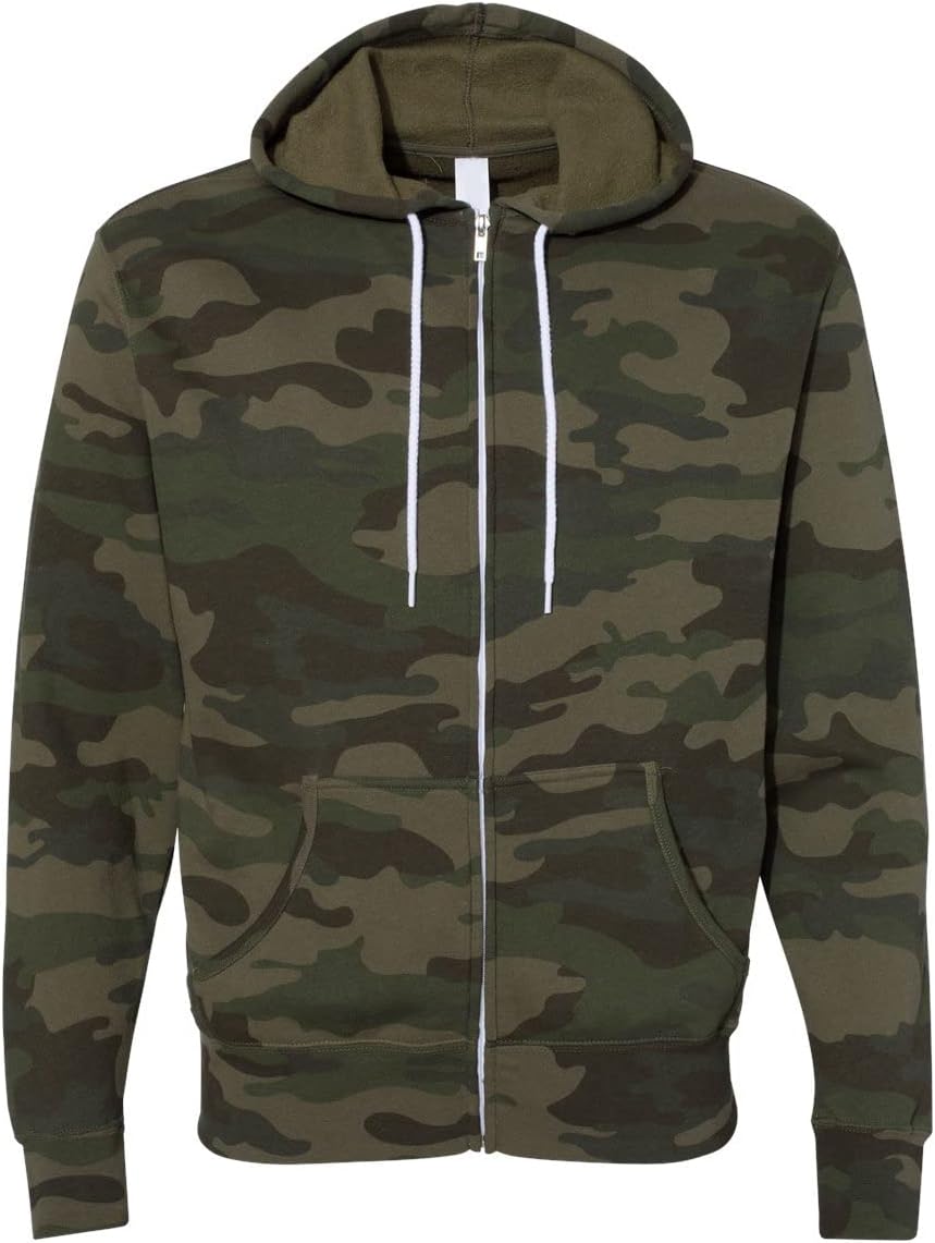 Ashen Fane Unisex Lightweight Full-Zip Hooded Sweatshirt