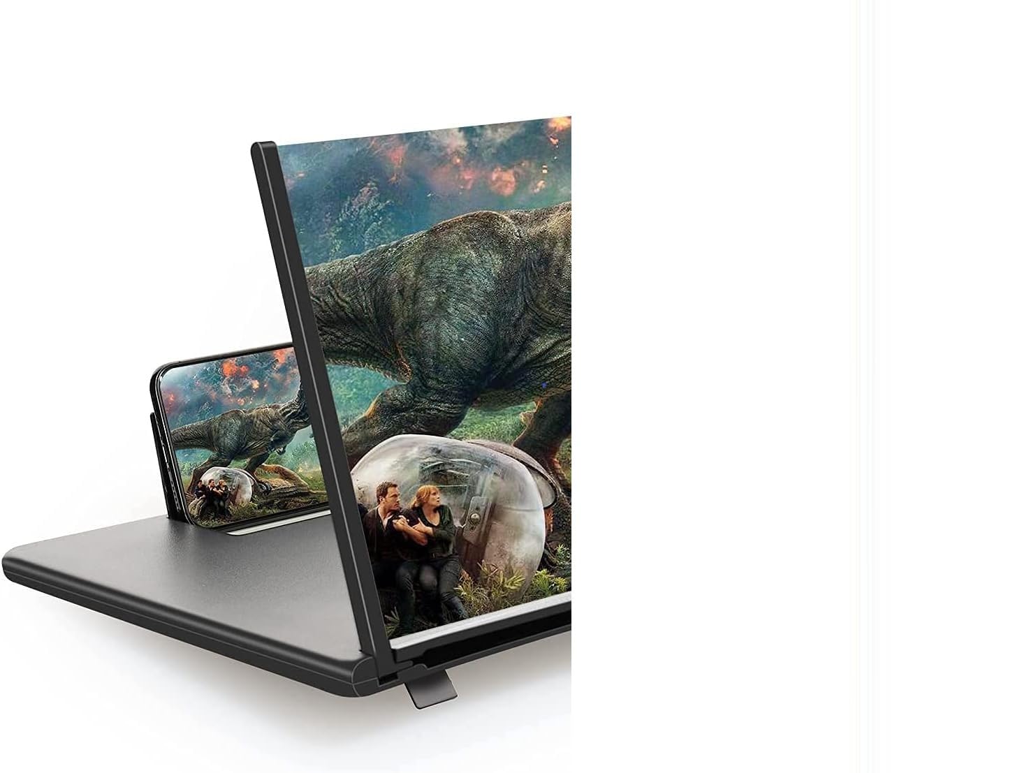 Amplificador de Pantalla para Movil, 20 Pulgadas HD Lupa para Móvil, 3D Pantalla Aumento movil para Ver Películas y Videos, Lupa Pantalla Plegable para Todos los Smartphones