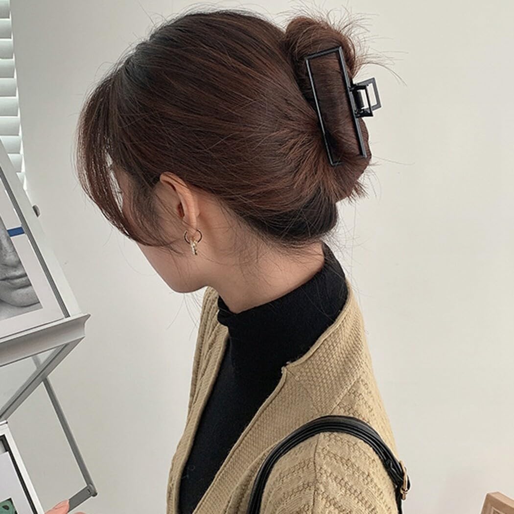 Pinzas de pelo grandes de aleación simples 5 unids pelo mujeres pasadores garra para atrapar