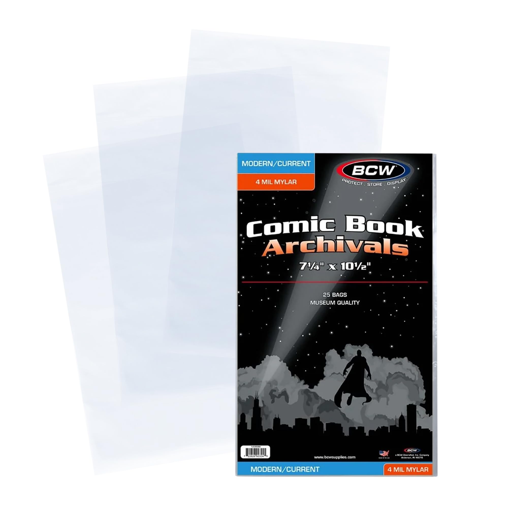 Amazon.com : BCW Current Comic Mylar Archivals - 4 Mil Comic Book