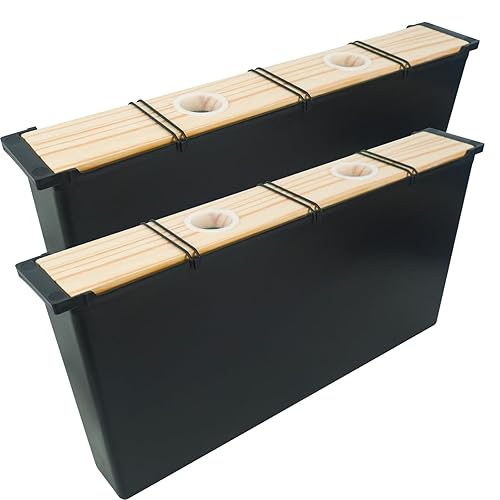 Paquete de 2 alimentadores de abejas de 6.5 L, alimentador profesional para colmena de abejas, alimentador de marco profundo, alimentador de
