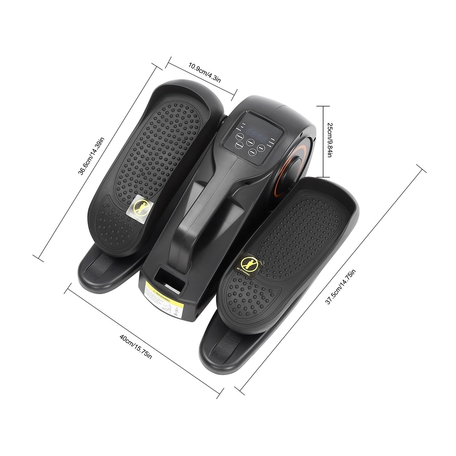 Mini Rower Treningowy Do Ćwiczeń Nóg Nogi Eliptyczny Trenażer Pedałów Urządzenie Treningu Rowerowych Stepper W Biurze I Domu Cicha Praca, łAgodzi ZmęCzenie