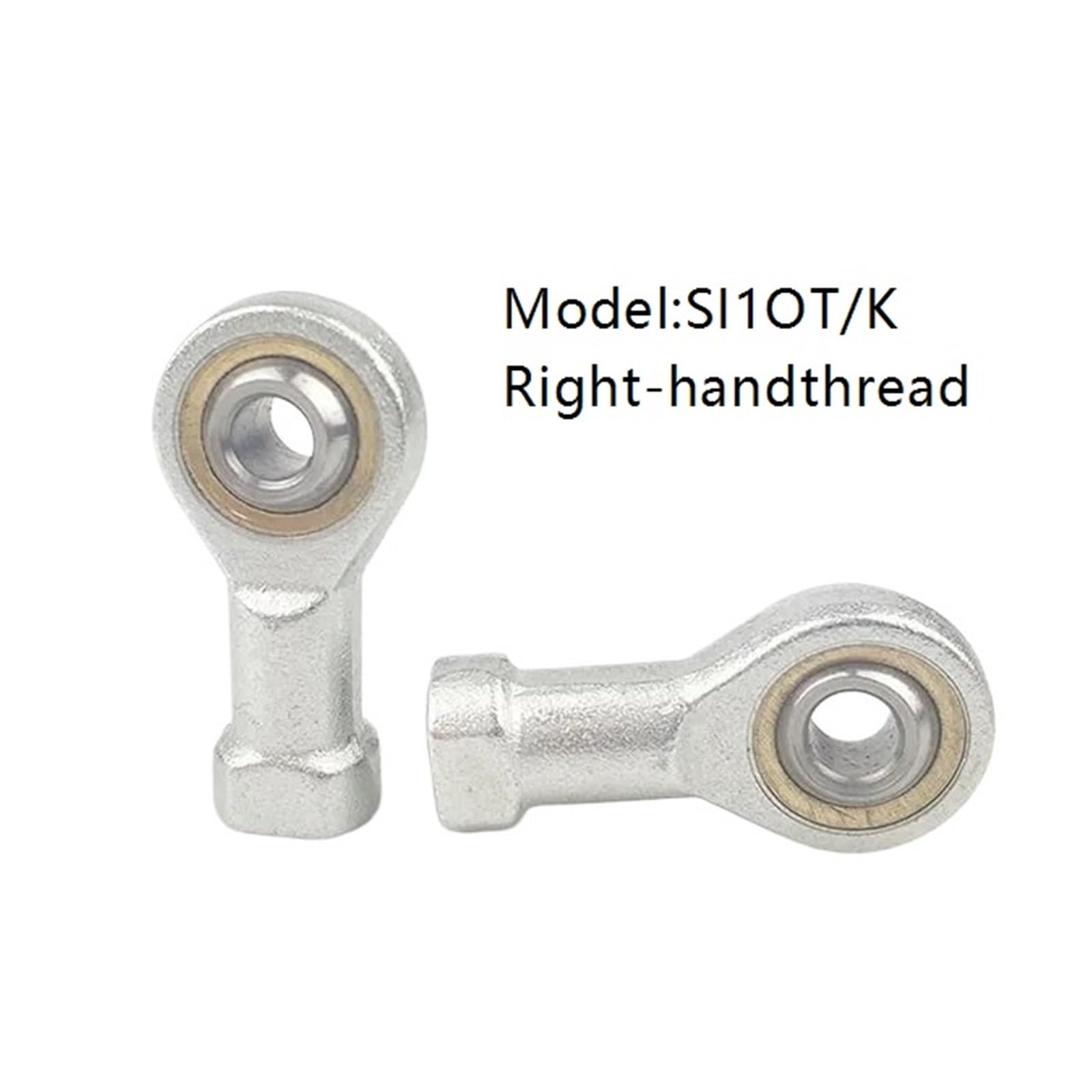 Lyofeon PHSA10 PHSAL10 SI10T/K SI10 SI10LT/K SI10L SI10T 4pcs Rod End Bearing M10 SI10T SIL10T(Left-Hand Thread)