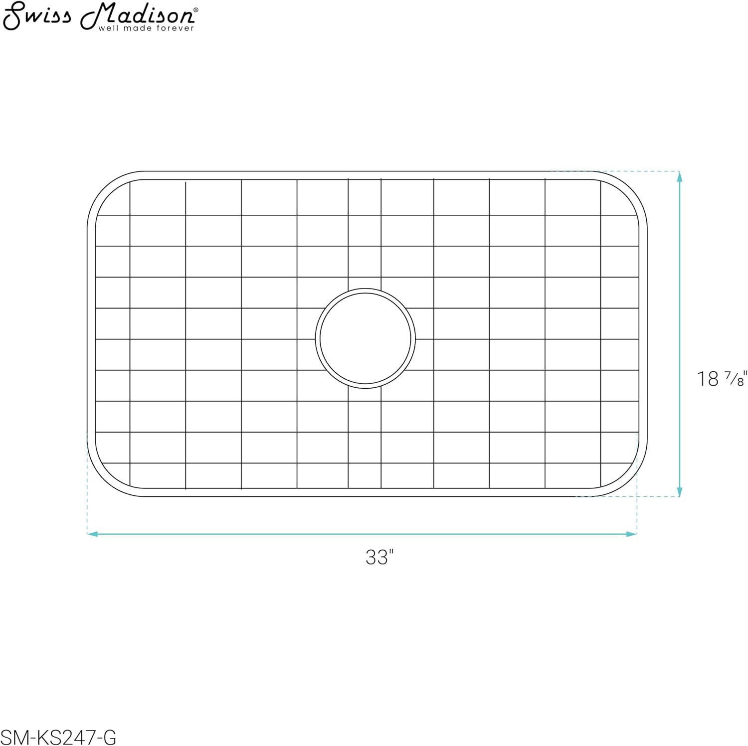 28 x 15 Stainless Steel Kitchen Sink Grid