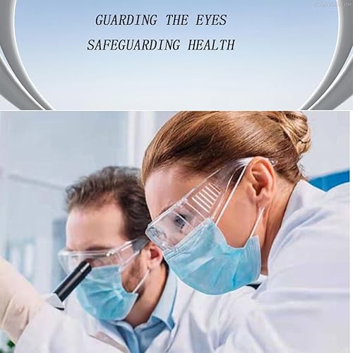 Miniatura 7 de 2 pares de gafas con listones a prueba de polvo y arena a prueba de salpicaduras adecuadas para clases de construcción, laboratorio y química
