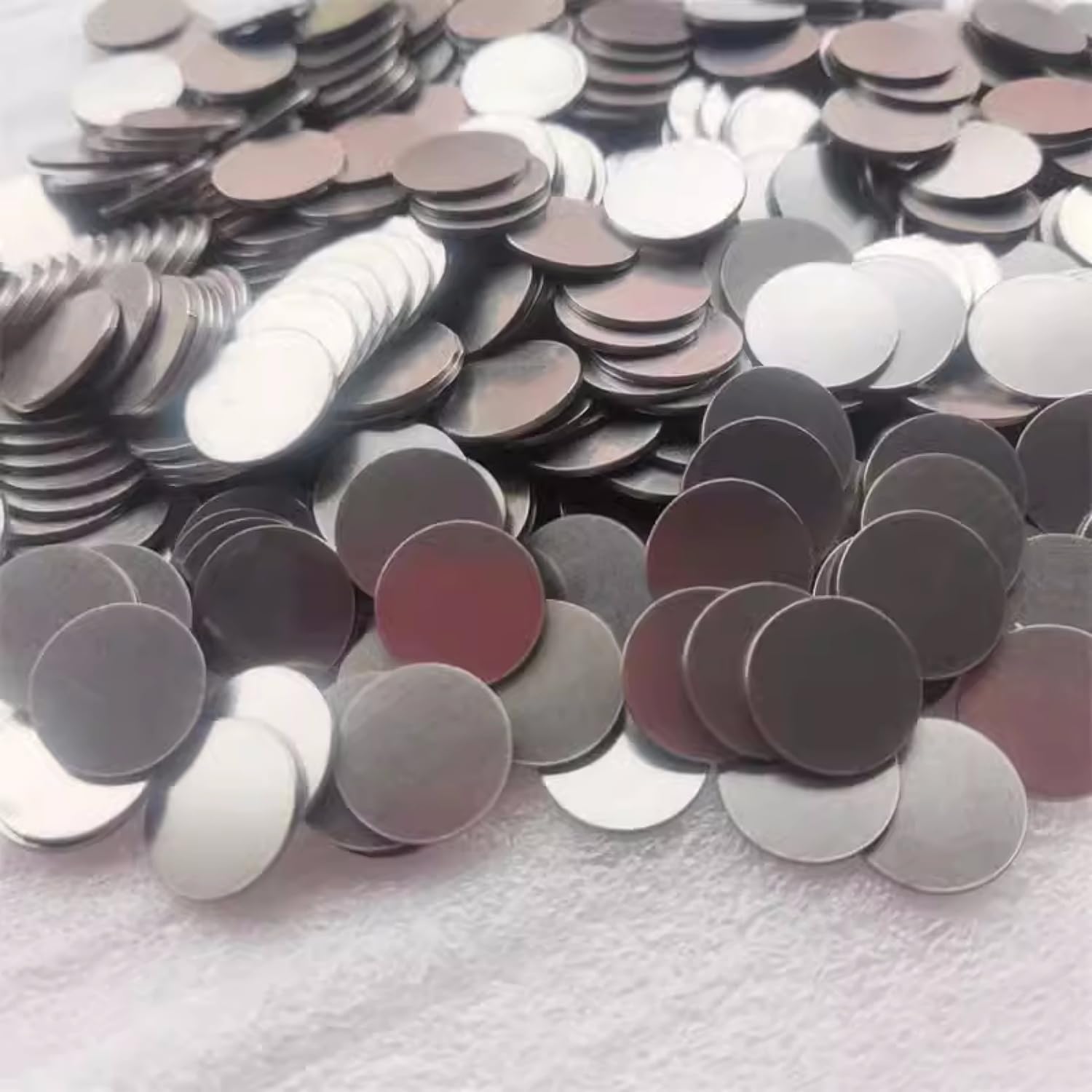 100PCS TA1 Titanium Sheet, Medical Cell Culture, High Purity Titanium?99.99%, Titanium Metal Circular Sheet for Experimental use in Scientific Research institutes (1, Thicknesses 1.0mm * ?30mm)