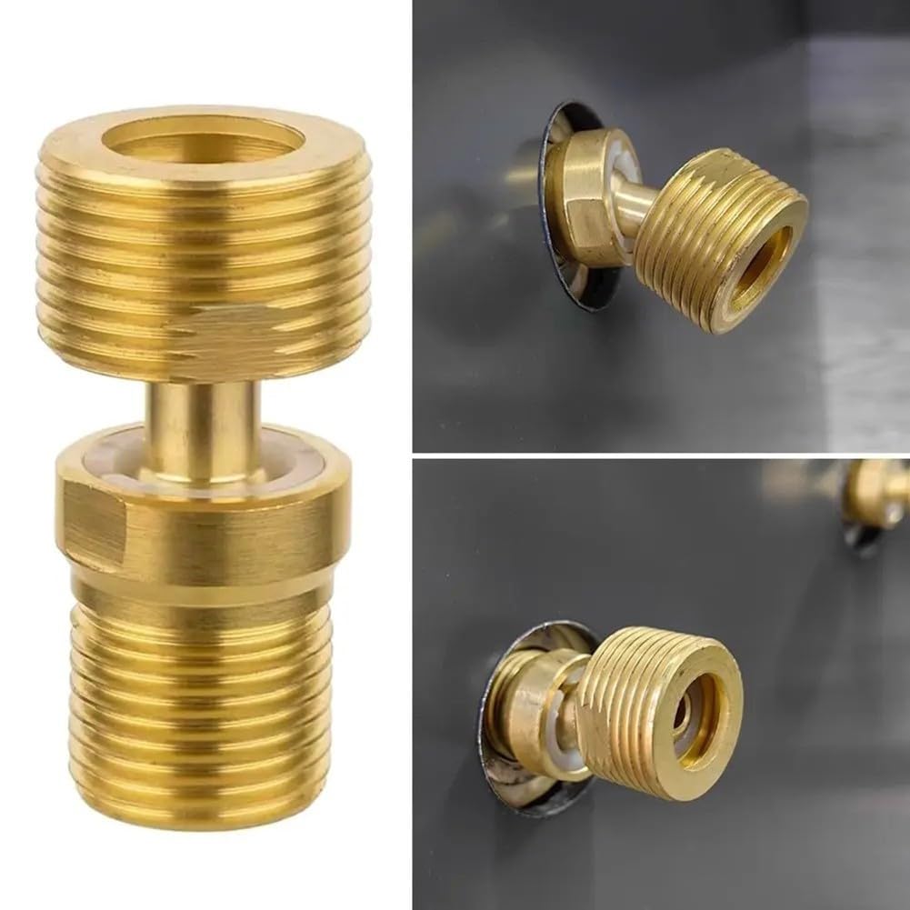 Besttoolifes Codo de ducha giratorio de 360° de cobre, ángulo ajustable, tornillo excéntrico, conector montado en la pared para baño, cocina (2 unidades)