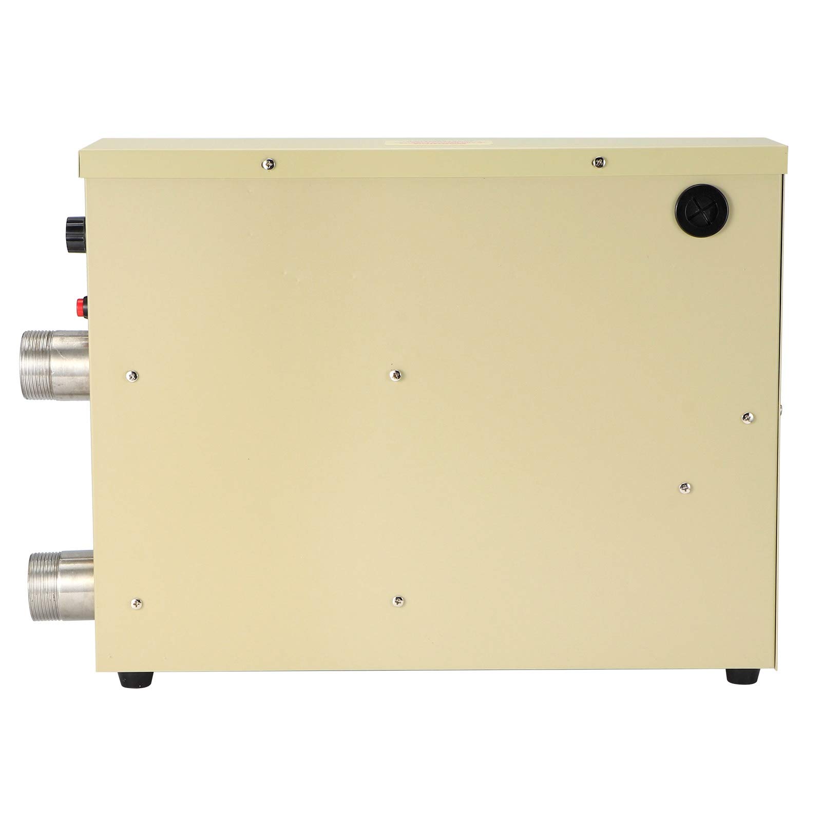 FTVOGUE Calentador de Agua Eléctrico con Termostato de 5,5 KW, Control Automático de Temperatura de Acero Inoxidable, Ideal para Piscinas Pequeñas, SPA y