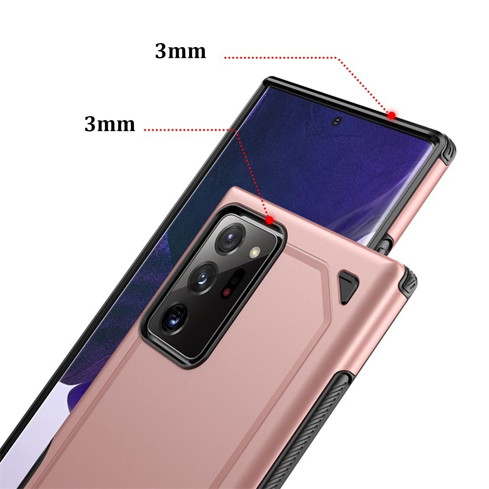 Custodia per Samsung Galaxy Note 20 Ultra in pelle, compatibile con finestrella in pelle, per Galaxy Note 20 Ultra 5G, custodia protettiva a libro da 6,9