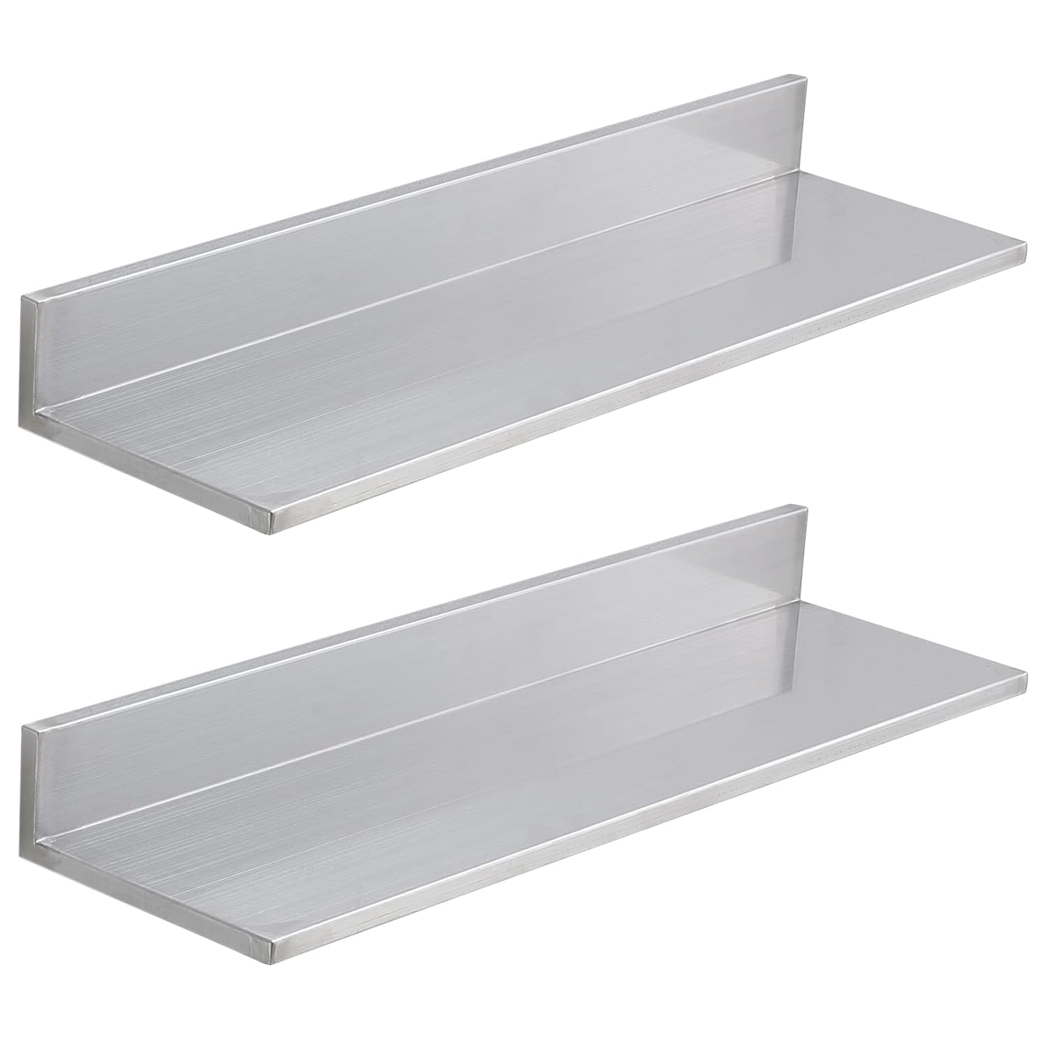 SARO Edelstahl Wandbord Doppelt 100 X 40 Cm – Wandregal 1000 X 400 Mm Für Gastro & Küche
