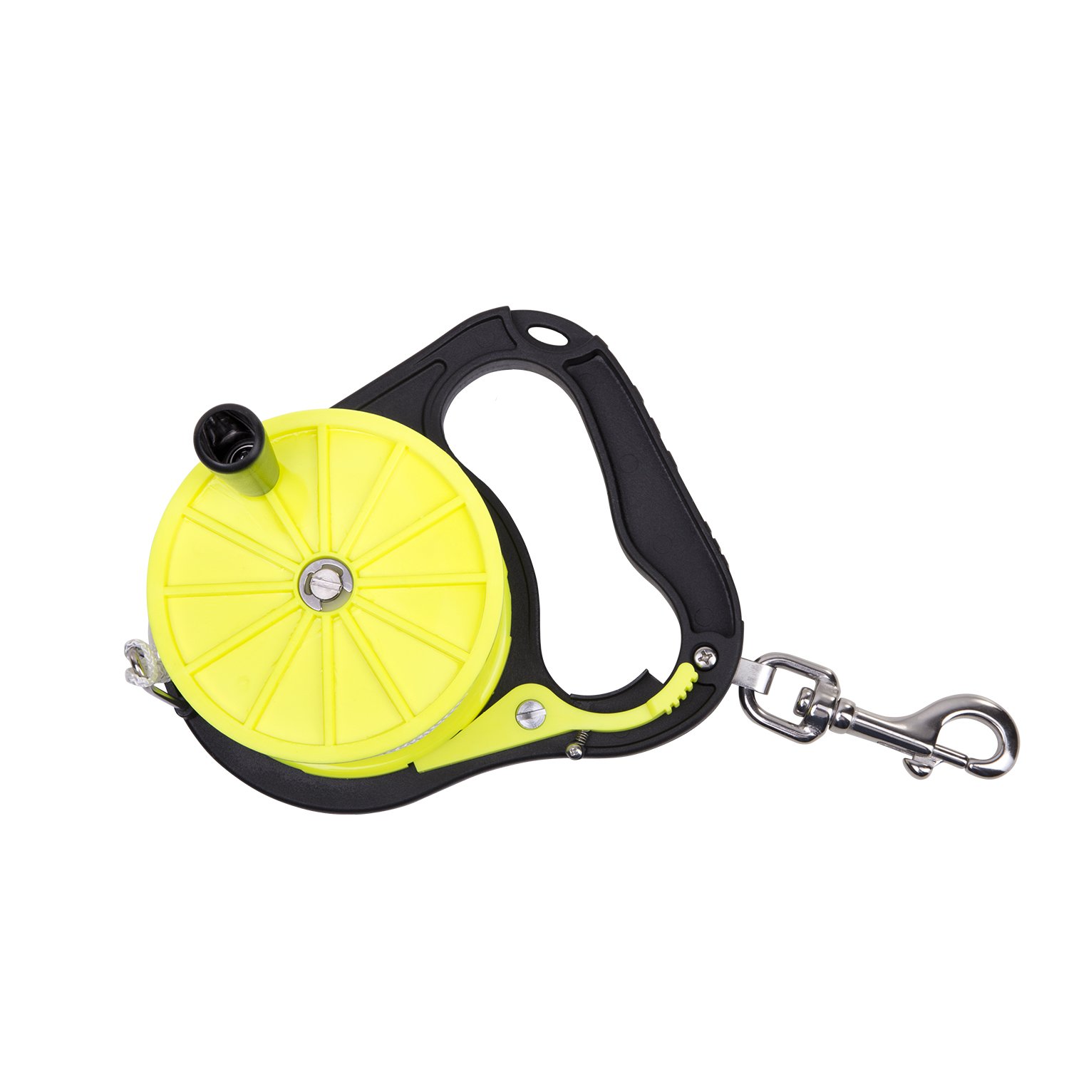 Trident Large, Ratchet Lock, Winding Handle Dive Line Reel 250 Ft Line