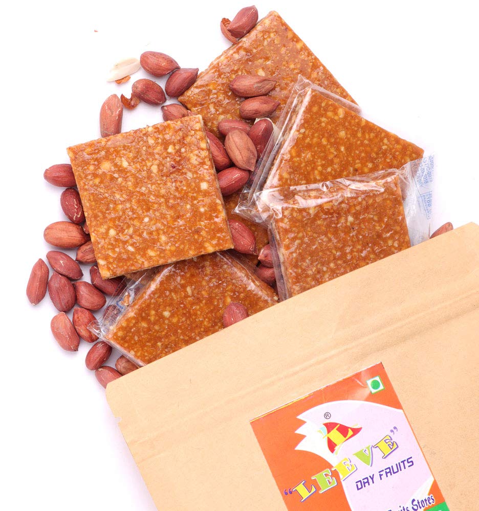 LEEVE DRY FRUITS Crushed Peanut Groundnut Chikkis Nuritious 200 gmas - Image 5 thumbnail