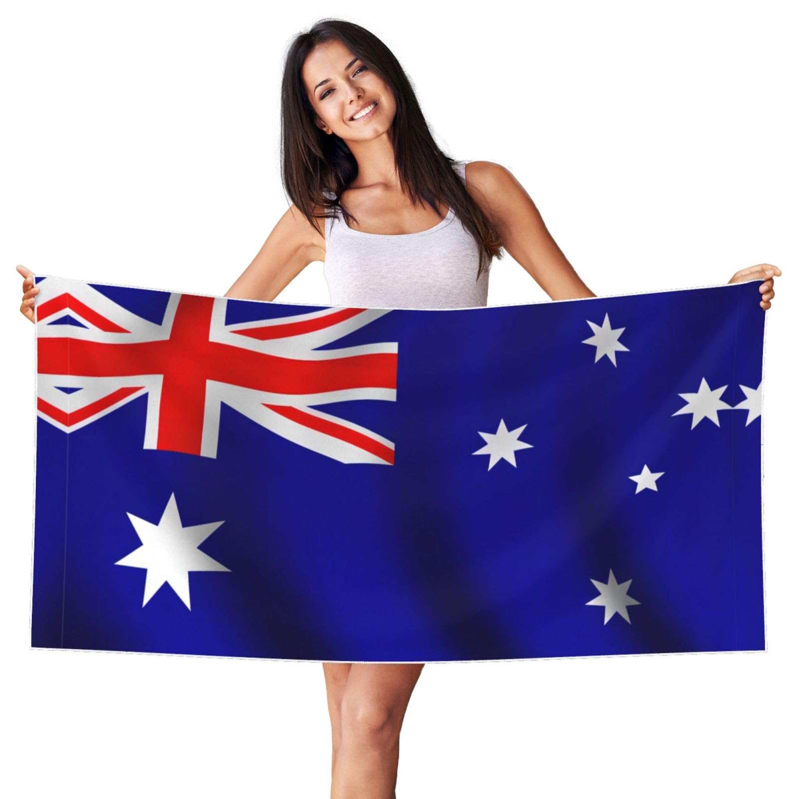 Australian Flag Premium Soft Towel Collection, Pool Bathroom Towels, Reliable for Daily Use