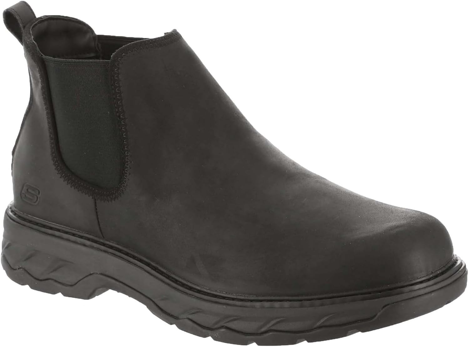 Skechers Men's USA Lockett - Heath Smooth Toe Leather Chelsea Boot