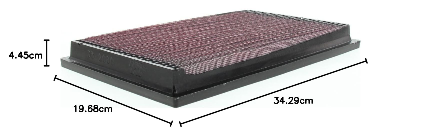 K&N Engine Air Filter: High Performance, Premium, Washable, Replacement Filter: 1988-2015 NISSAN/OPEL/SAAB/VAUXHALL (Navara, Pathfinder, Calibra, Vectra A, 900 II, 900, Cavalier MK3), 33-2080