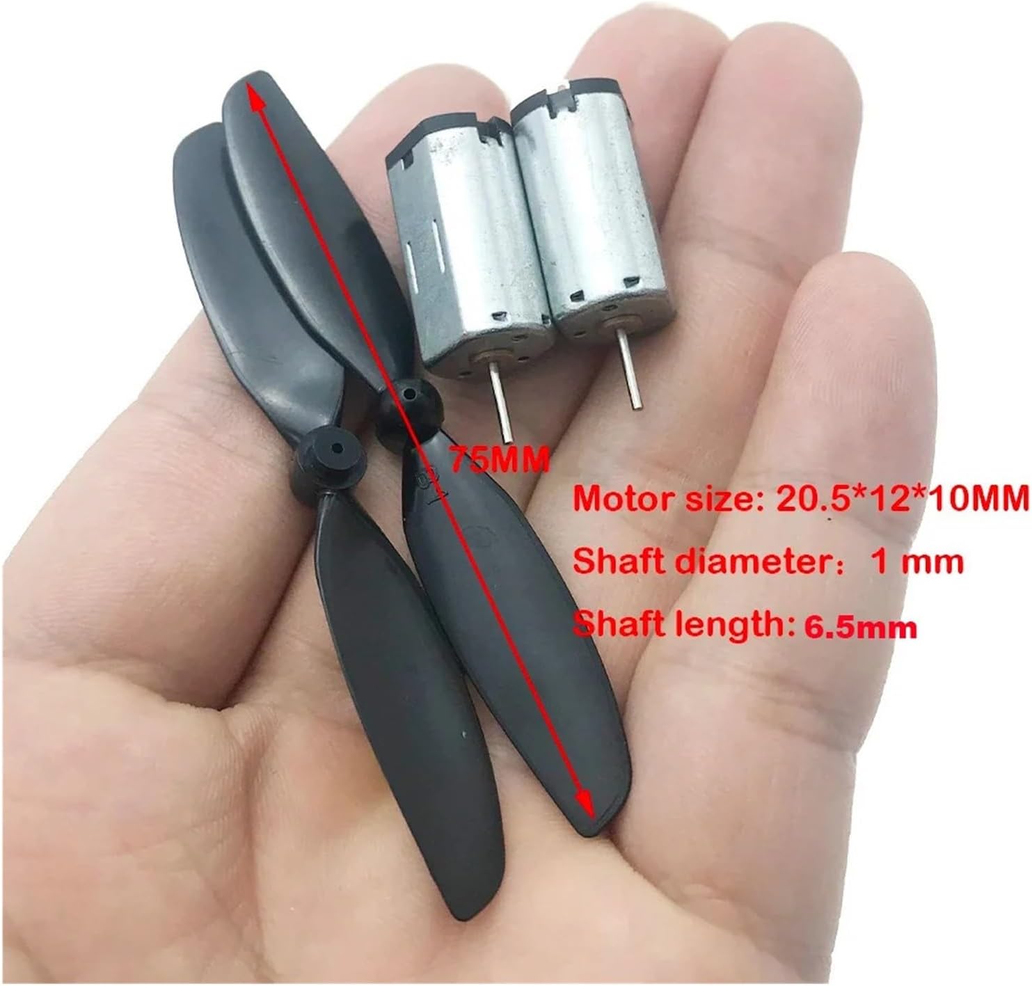 QZLIBEFUD 2個 N30 3V-4.2V 40000RPM DC 電子スターター 高速 75mm