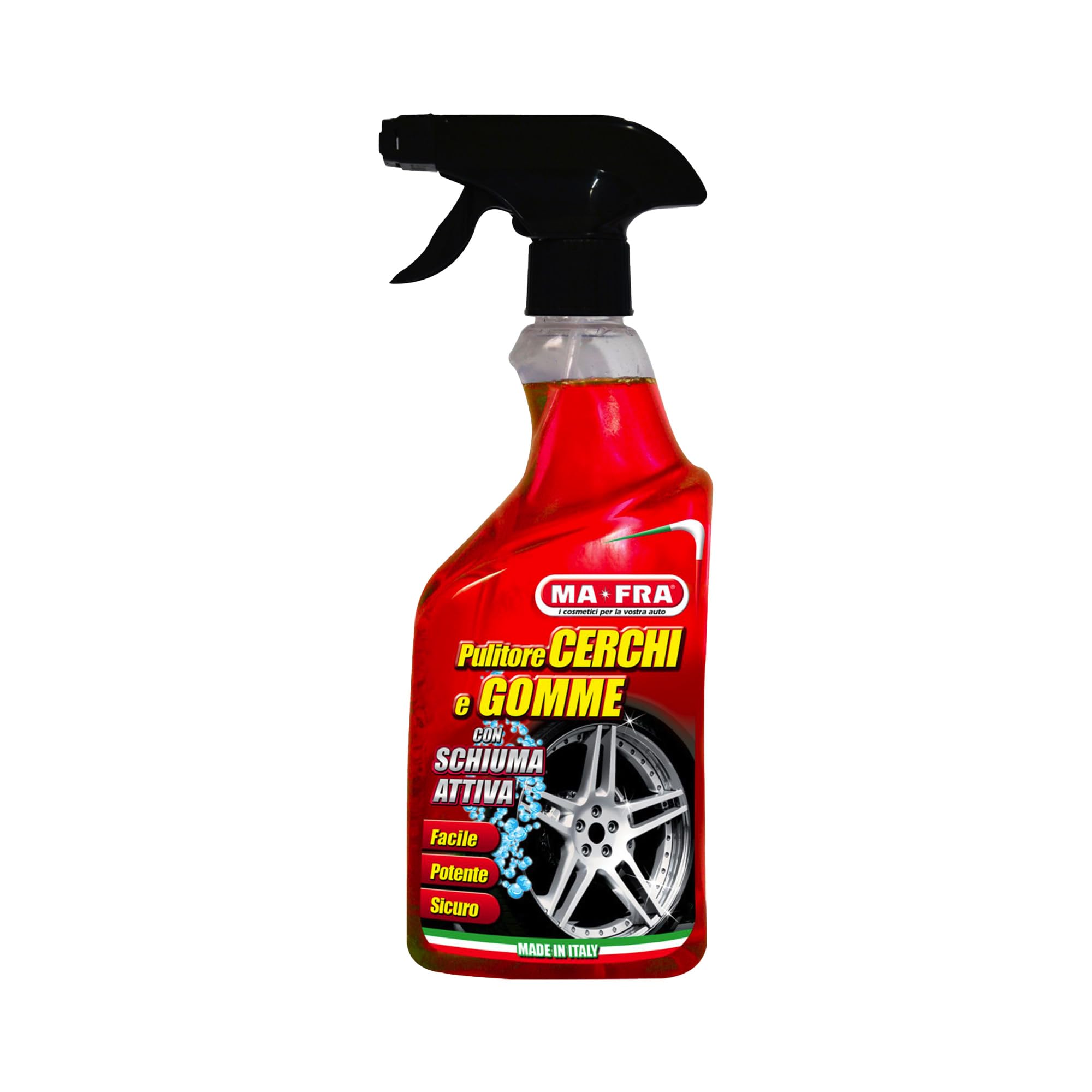  MAFRA 500 ml Pulveri e depercia gomme e cerchioni, perfetto per le rimorfi e le gomme rinnovate, usabile con schiuma o 