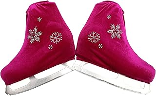 YUGSHNKFC Protectores elásticos para patines de hielo y patinaje artístico, con mangas elásticas para patines de hielo