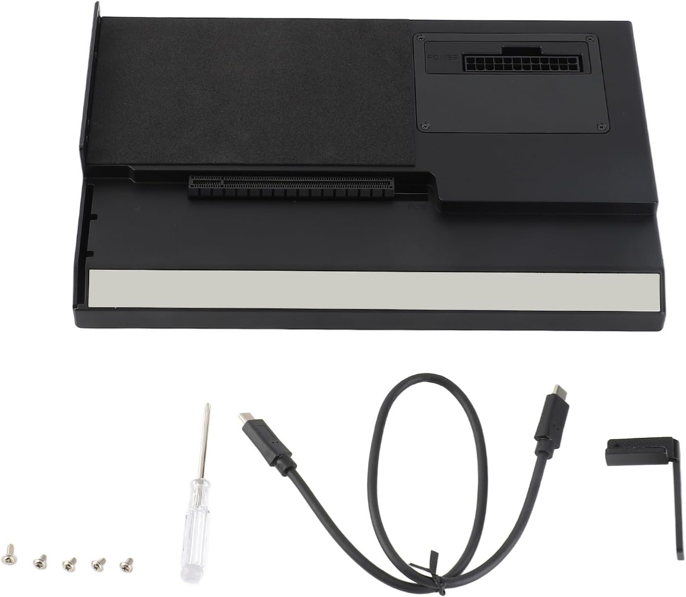 Bewinner External GPU Dock for Thunderbolt 3 Laptops, Supports USB4.0 40Gbps, PCIe 32Gbps, RJ45 Gigabit Ethernet, M.2 NVMe SSD Slot, Daisy Chain, 60W PD Charging