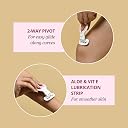 Carmesi Body Razor (Mini) & Bikini Razor Combo Shaver for Women | Painless & Precision Shave,White gallery image