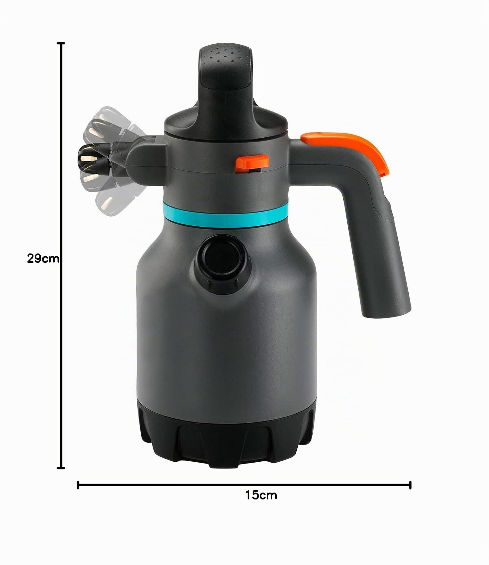 Gardena Pulverizador a presión, Turquesa, Negro, Gris, Naranja, 1,25 l