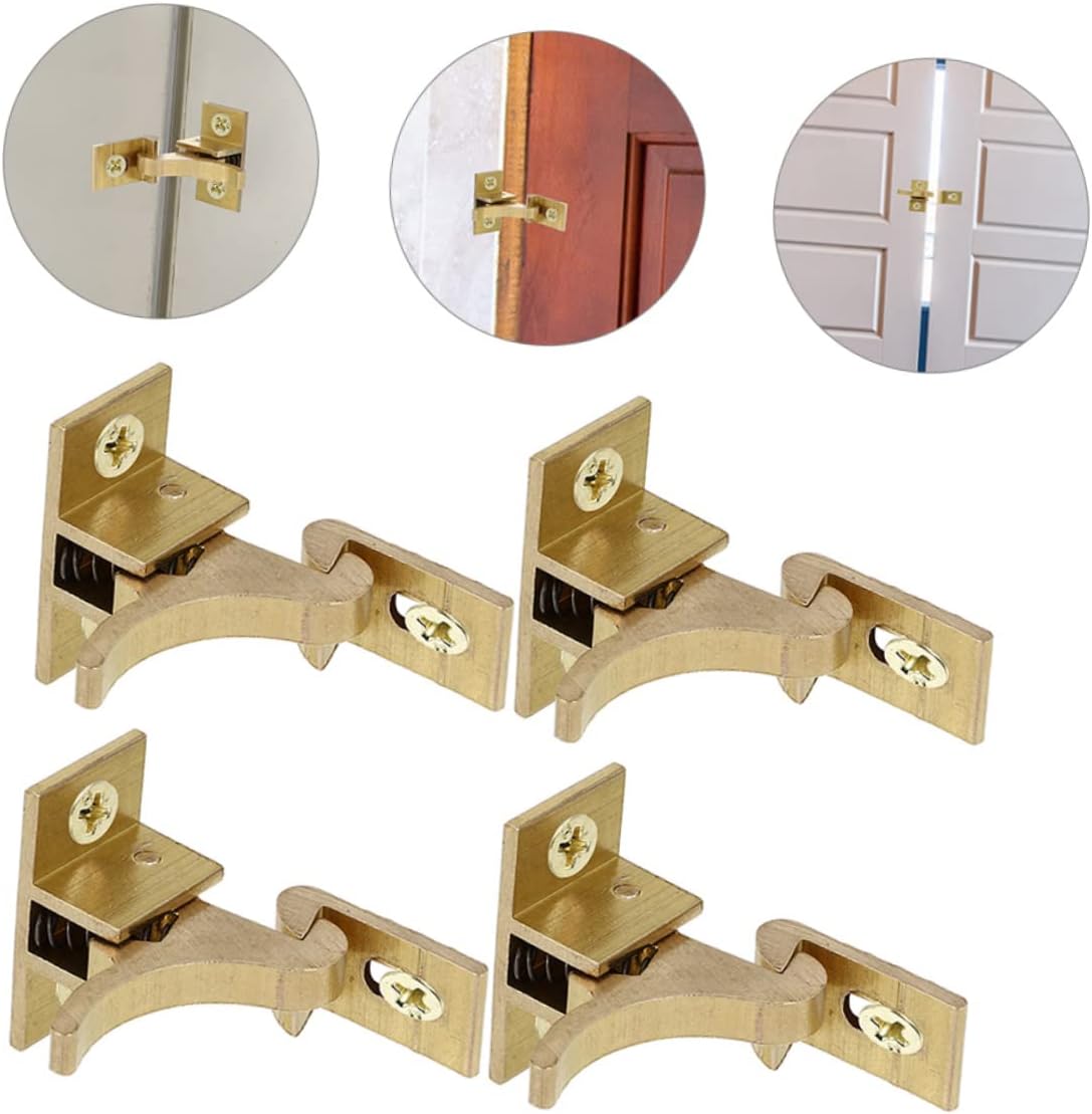 16 pcs Heavy Duty Elbow Latch Cabinet Window Catch RV Home Office Mounting Screws