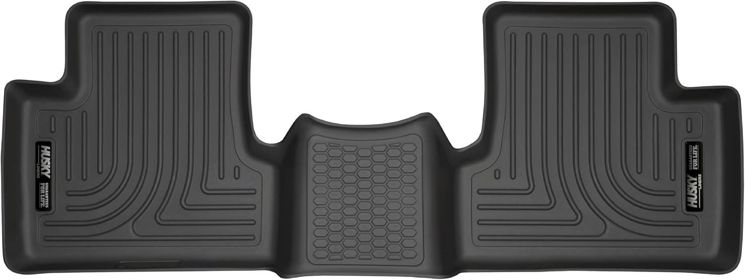 Husky Liners Weatherbeater Floor Mats | Fits 2014-2023 Jeep Cherokee | 2nd Row, 1-pc Black - 11271