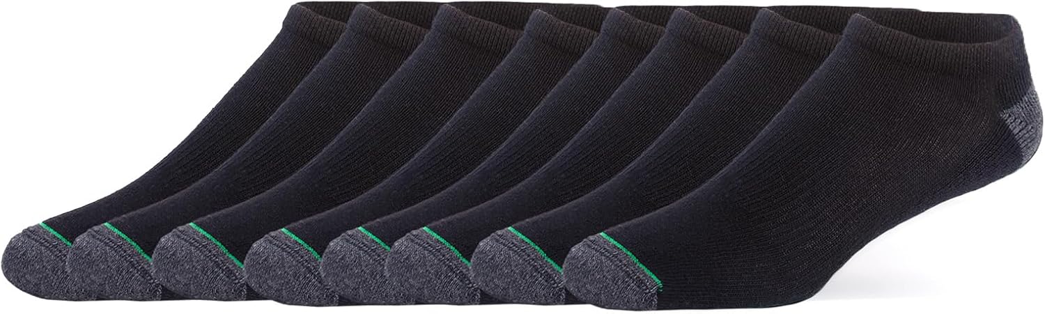 Burlington Men's Comfort Sport Cushion No Show Sock 8 Pair Pack
