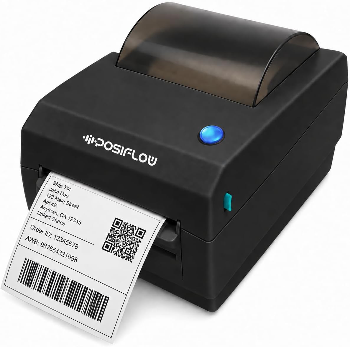 SHREYANS (CD410 4 Inch Receipt + Label Printer for Invoicing & Labelling (Recommended for Shipping Label & Ecommerce Invoice, Barcode Label, MRP Tag) (Color- White)