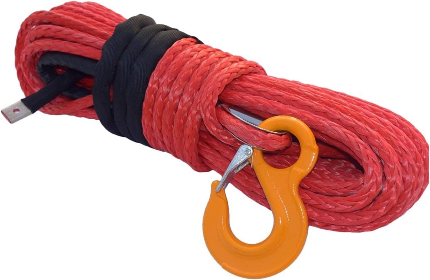 WHYYUE Synthetic Winch Line Cable Rope 12mm*30m Red